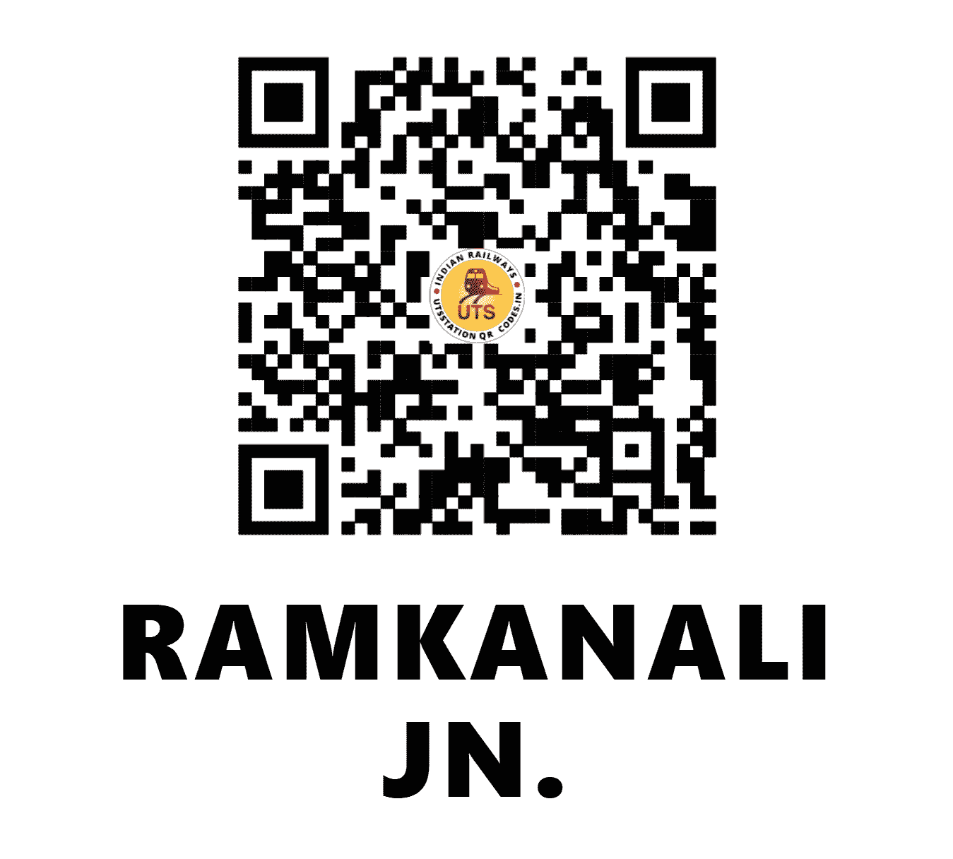 UTS QR Code for RAMKANALI JN. - RKI (SE - WEST BENGAL)